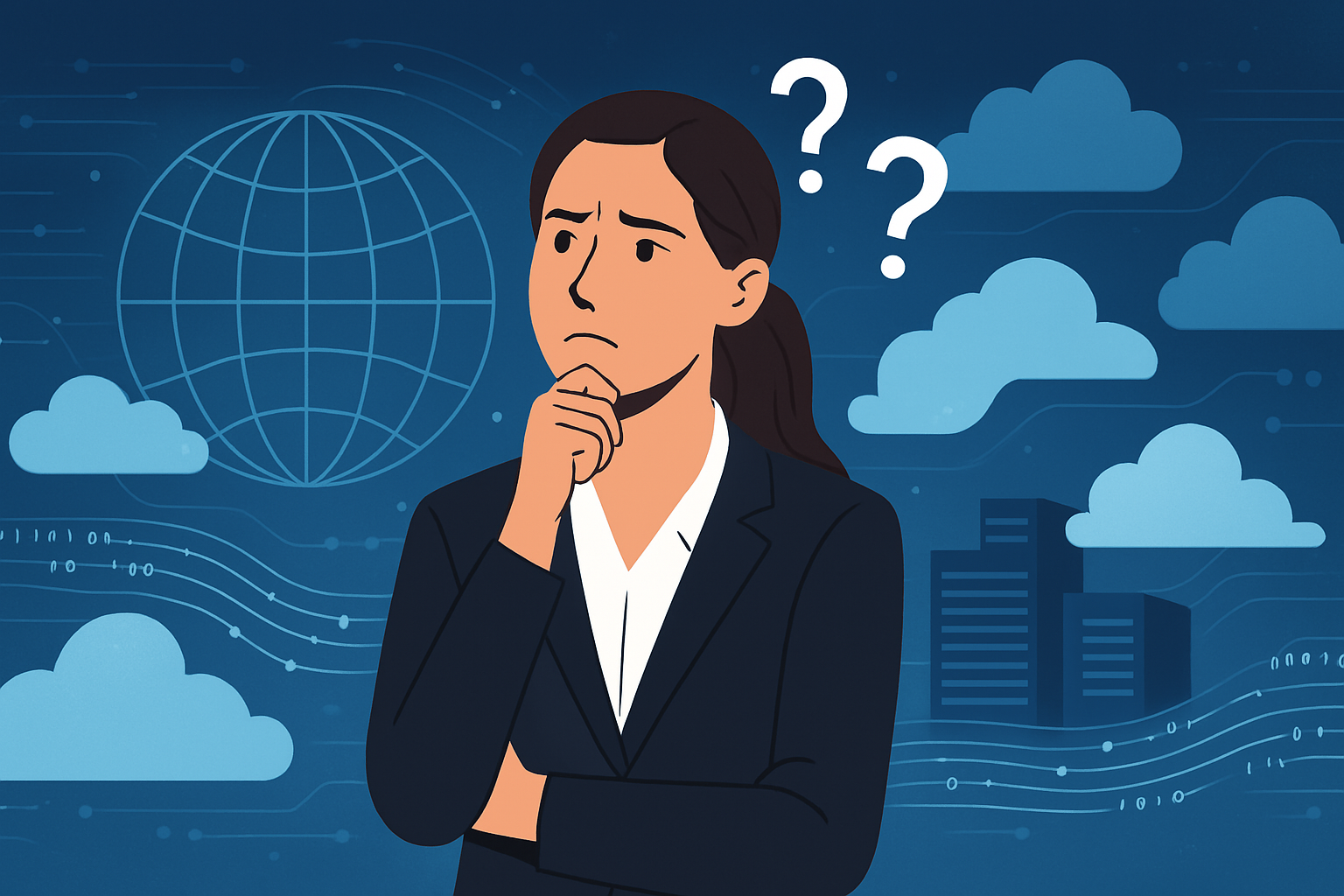 Illustration d’une entreprise optimisée grâce à l’IA